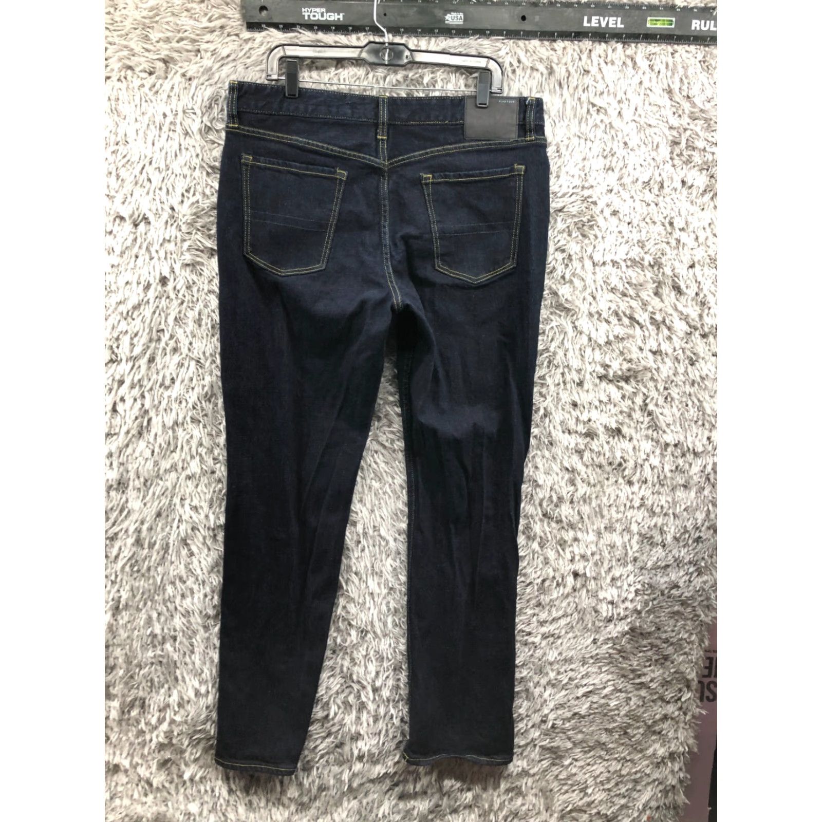 Vintage Five Four Jeans Relaxed Straight Size 36 Mens Mid Blue Wash Denim 5-Pocket Inseam 32 Size US 36 / EU 52 - 5 Thumbnail