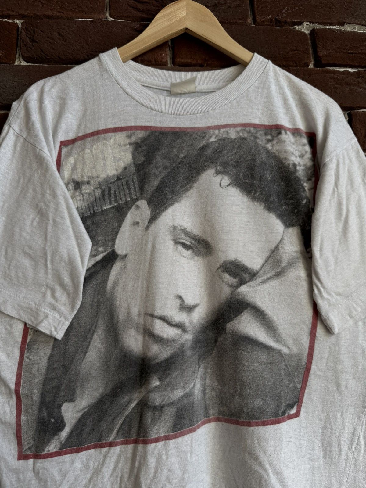 Band Tees Vintage 90s Eros Ramazzotti World Tour Pop Singer Italy Band Size US L / EU 52-54 / 3 - 4 Thumbnail
