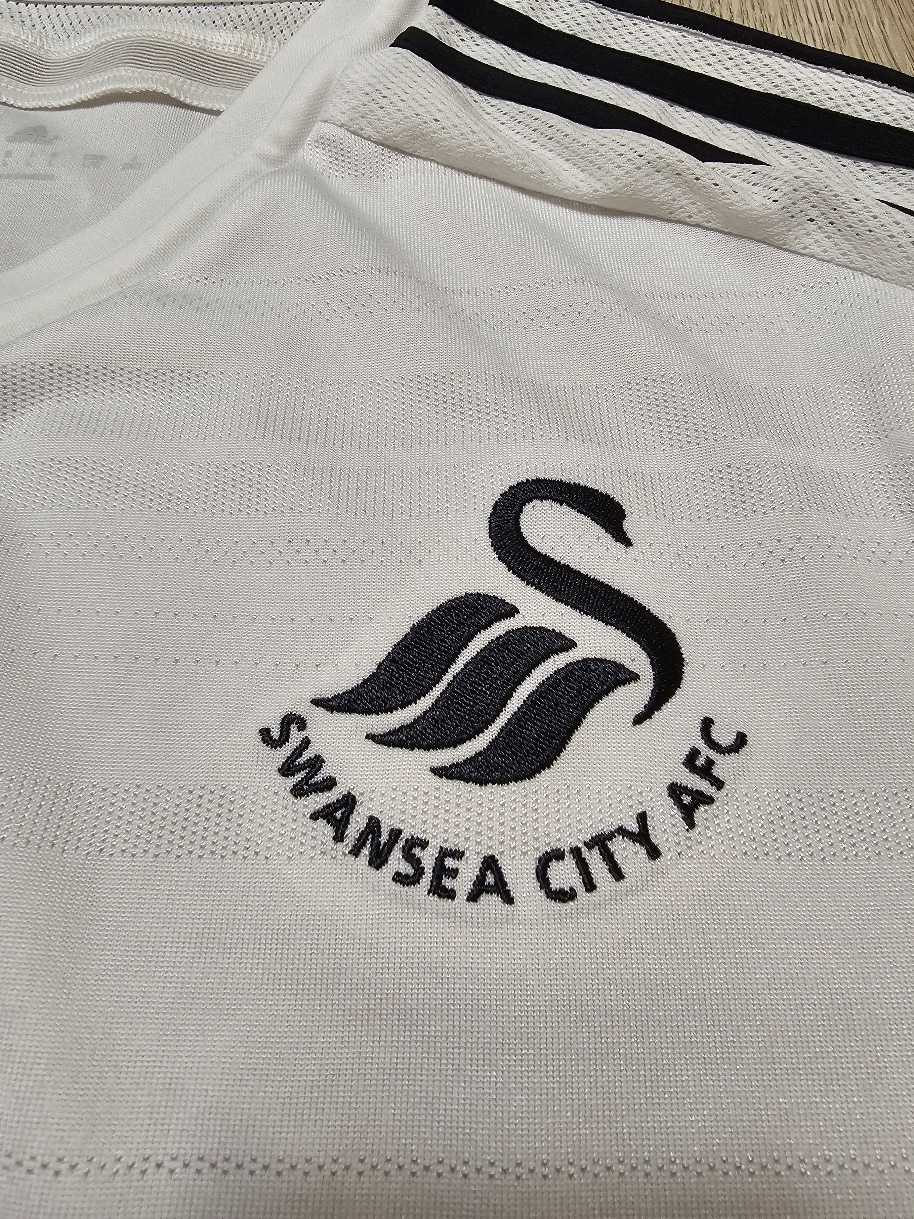 Adidas SWANSEA 2014 2015 SIGURDSSON FOOTBALL SHIRT SOCCER JERSEY Size US L / EU 52-54 / 3 - 4 Thumbnail