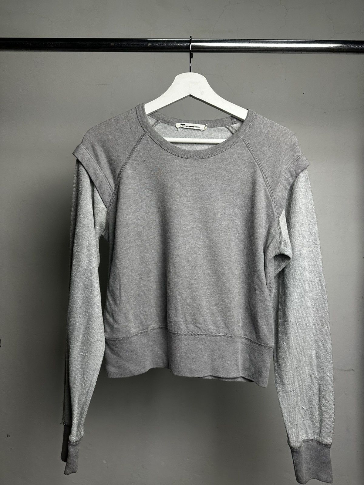 Alexander Wang Alexander Wang Terry Cloth Fabric Sleeve Sweatshirt Size US M / EU 48-50 / 2 - 1 Thumbnail