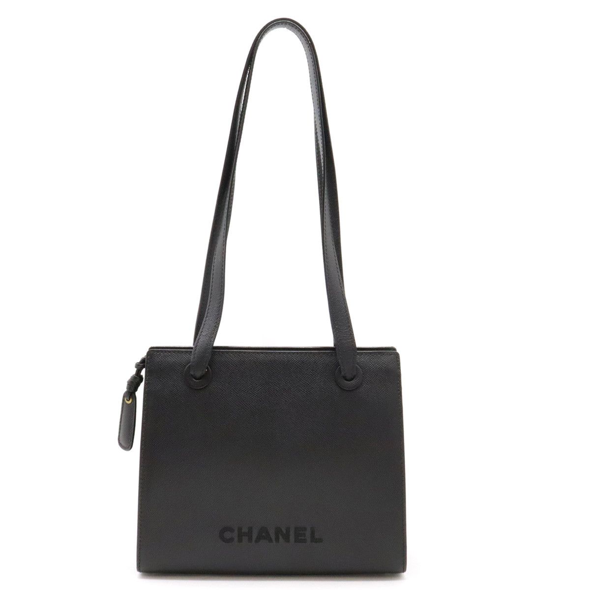 Chanel Chanel Chanel Caviar Skin Logo Tote Bag Leather Tote Bag in Very Good Condition Size ONE SIZE - 1 Thumbnail