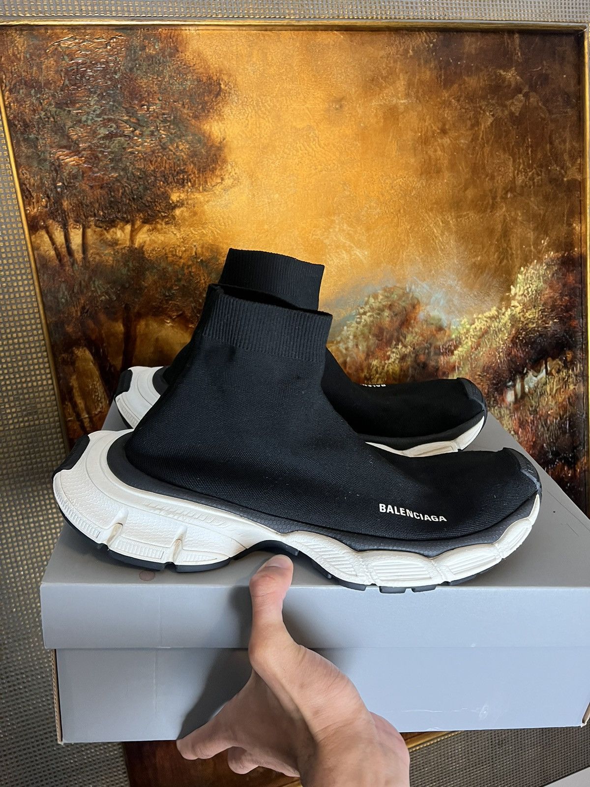 Balenciaga Balenciaga 3XL Sock Knitted Sneakers Size US 11 / EU 44 - 2 Thumbnail
