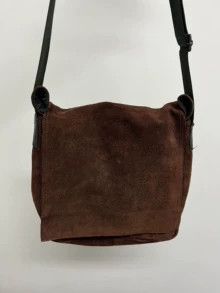 Prada Yohji Yamamoto YS for Men 90s Suede Crossbody Bag Size ONE SIZE - 6 Thumbnail