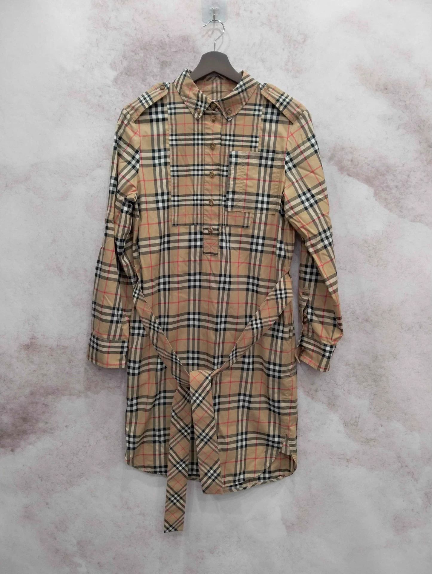 BURBERRY shirt dress UK8