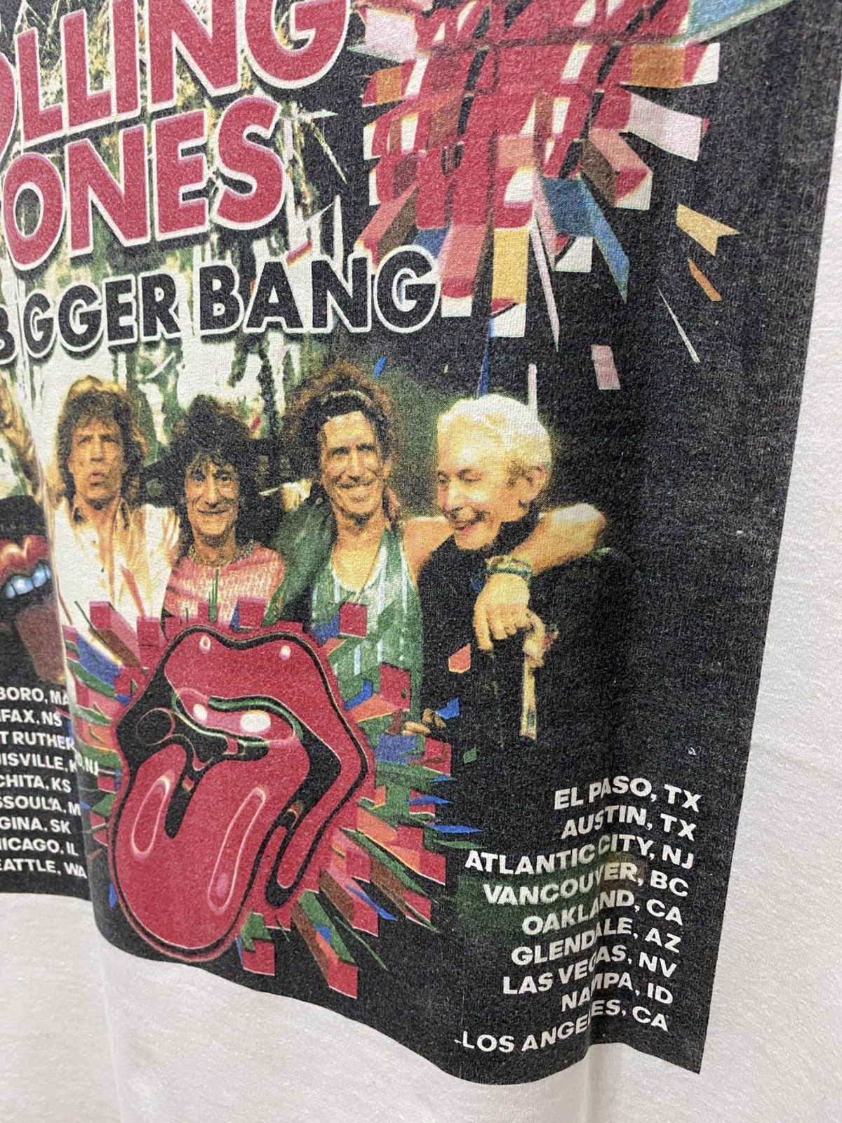 Band Tees Vintage Rolling Stones North American Tour 2006 Tour Tee🔥🔥 Size US L / EU 52-54 / 3 - 8 Thumbnail