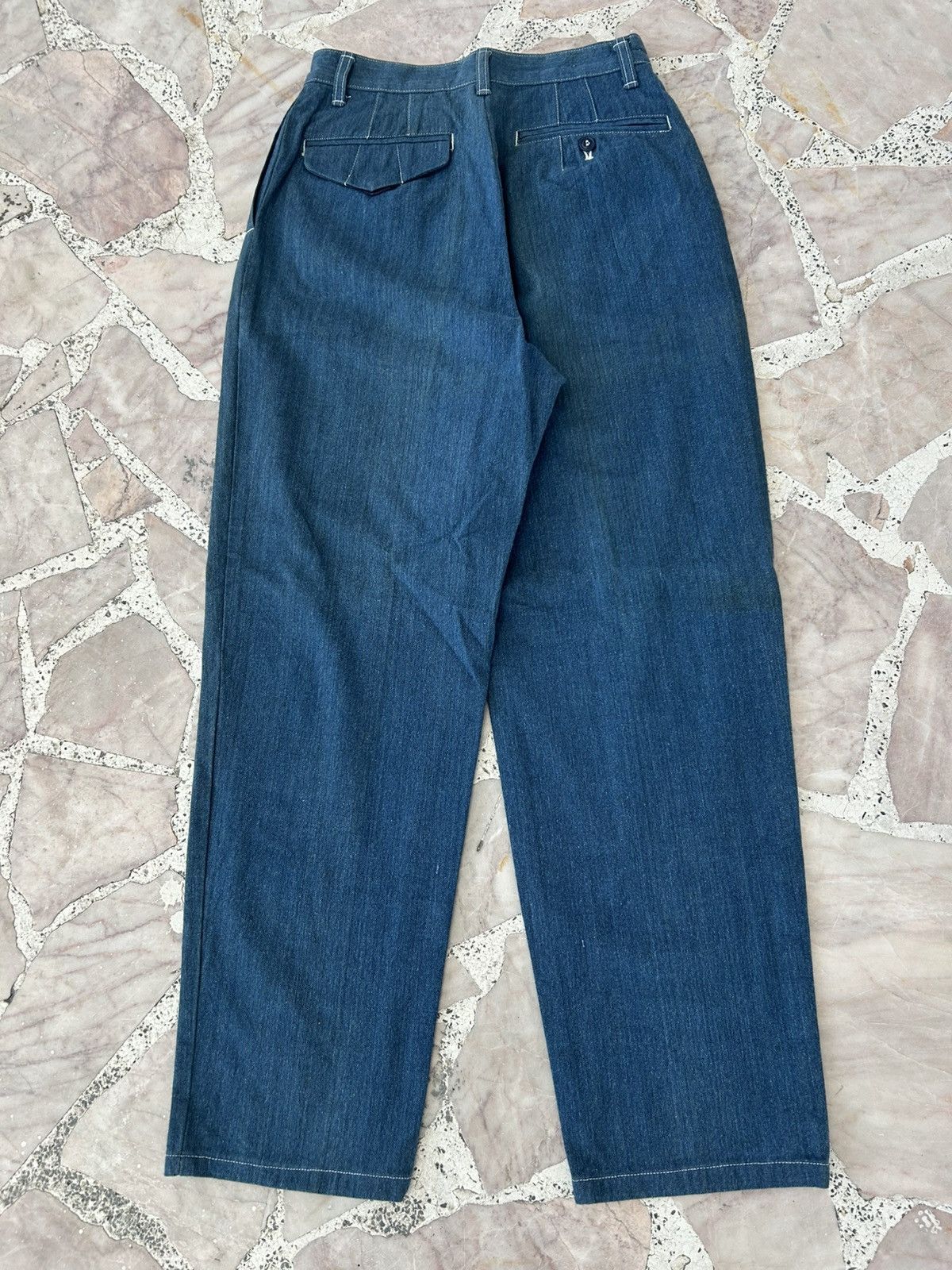 Hai Sporting Gear Issey Miyake Parachute Blue Pants Size 25" / US 0 / IT 36 - 2 Thumbnail