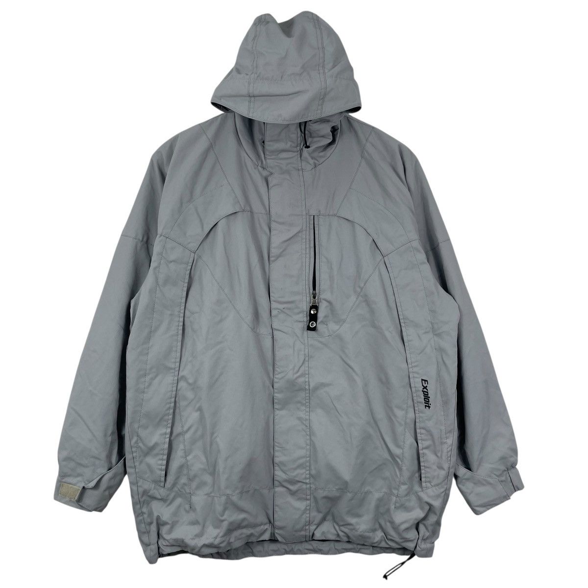 Japanese Brand Exploit Tactical Hoodie Nylon Ski Jacket Size US M / EU 48-50 / 2 - 2 Thumbnail