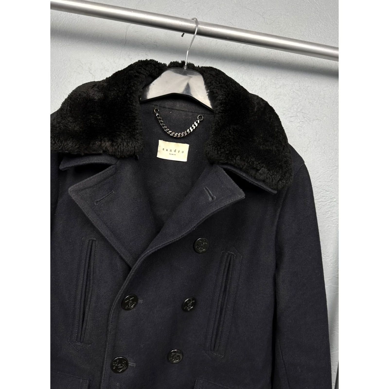 Sandro Sandro Wool Coat M Sandro Wool Coat Womens XS? Size M / US 6-8 / IT 42-44 - 2 Thumbnail
