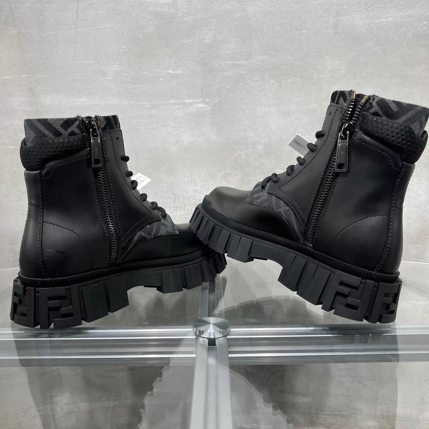 Fendi FENDI FF Monogram Platform Black UK6.5/40.5 Boots Size US 7.5 / EU 40-41 - 5 Thumbnail