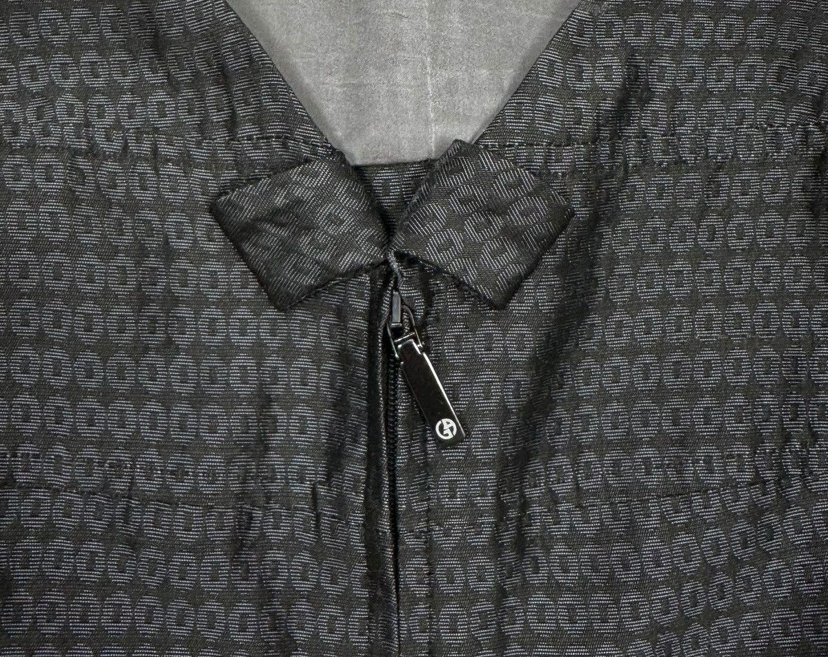 Giorgio Armani Giorgio Armani Zip Jacket Monogram Viscose-Ramie size 48 Size XL / US 12-14 / IT 48-50 - 10 Thumbnail