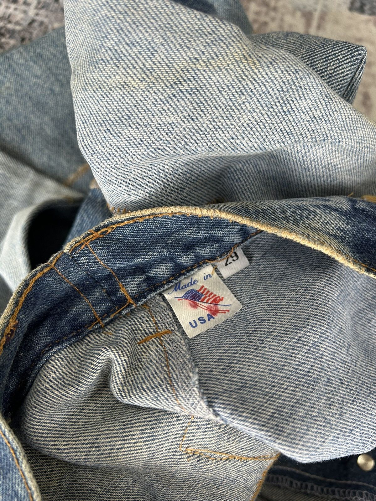 If Six Was Nine Y2k Patchwork Flared Denim Size US 28 / EU 44 - 18 Thumbnail