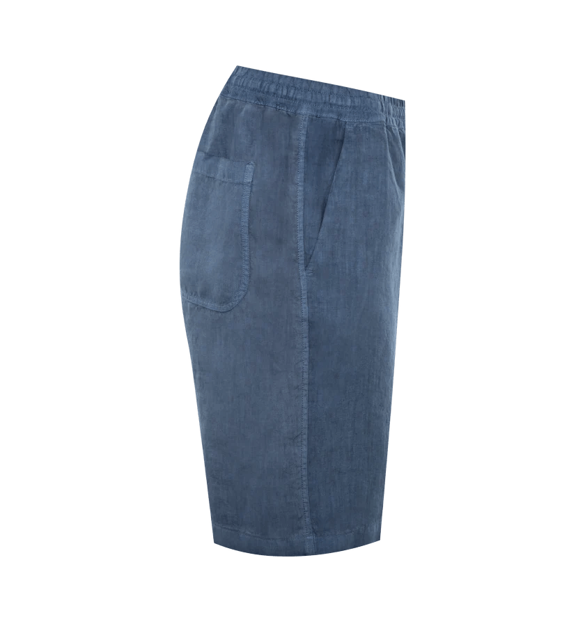 120% Lino o1h1sh11224 Bermuda Shorts in Navy Blue Size US 38 / EU 54 - 3 Thumbnail