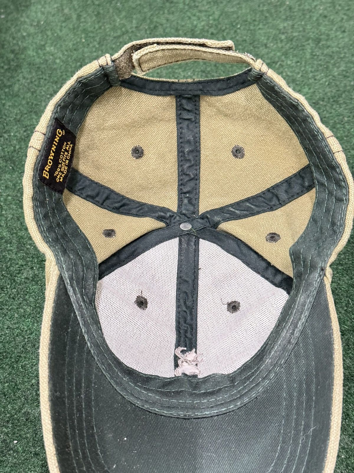 Vintage Vintage Browning Canvas Hat Size ONE SIZE - 3 Thumbnail
