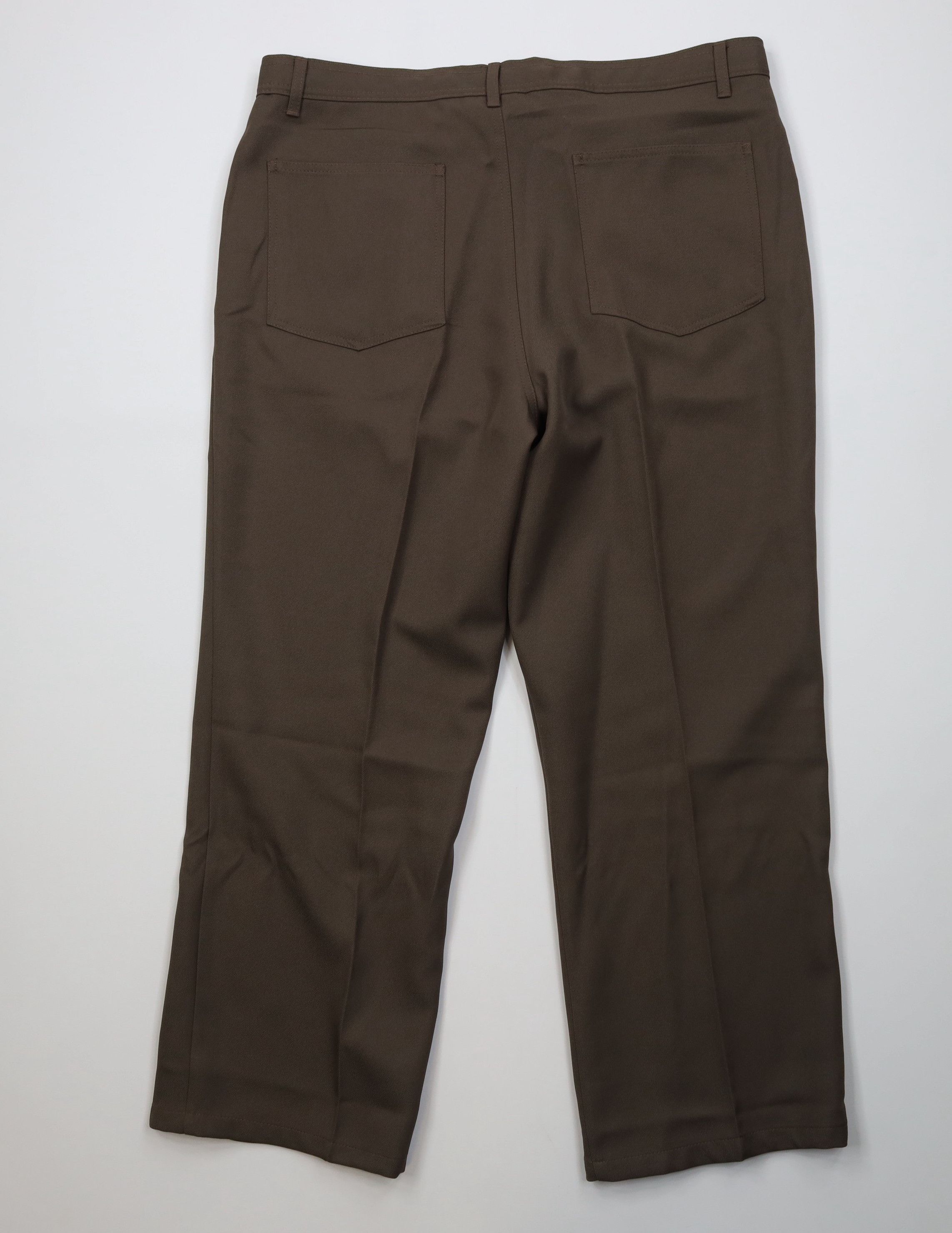 Vintage Vintage 90s Streetwear Flared Wide Leg Chino Pants Brown Size US 38 / EU 54 - 8 Thumbnail