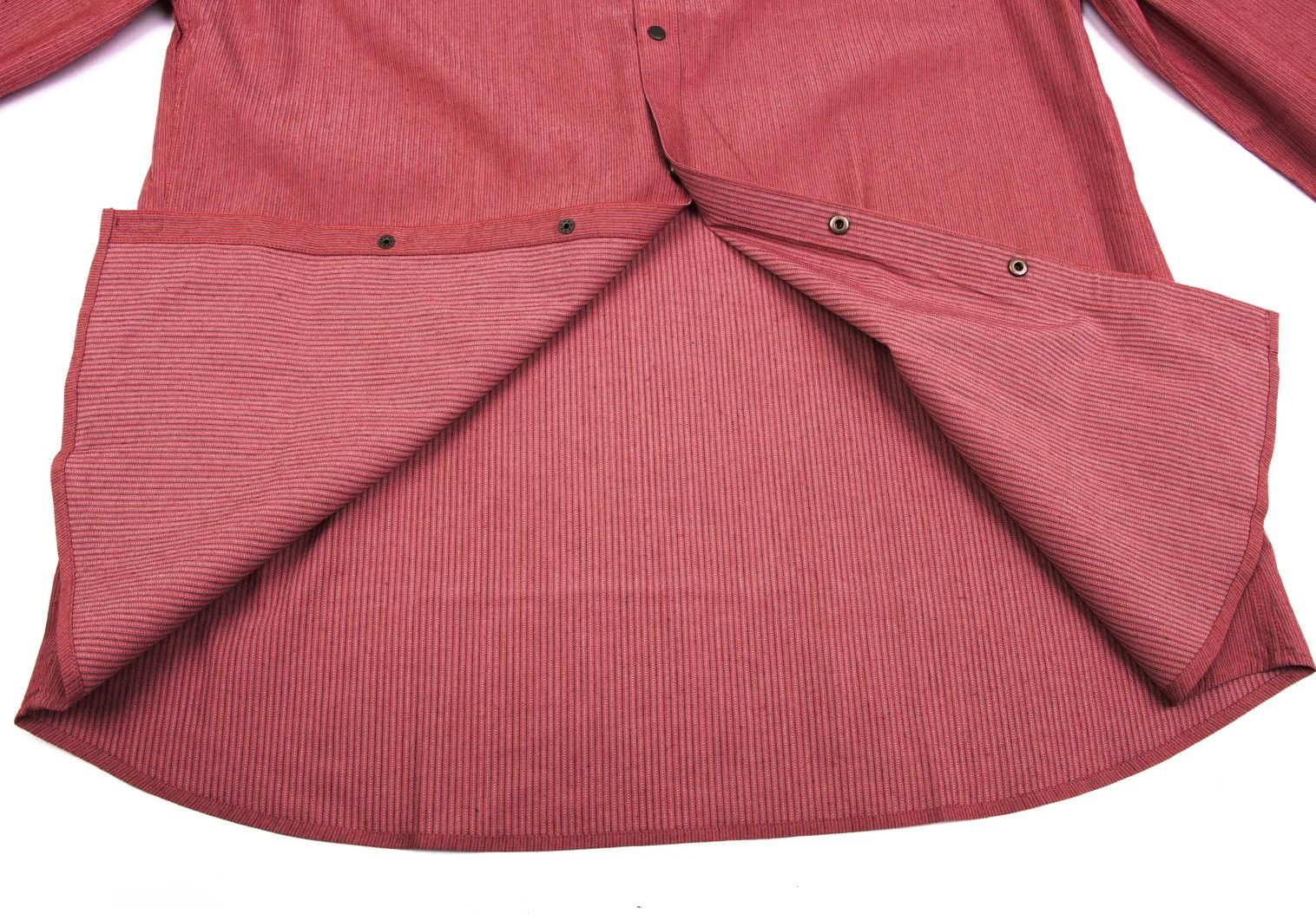 Armani Cotton Nylon Stretch Stripe Shirt in Red Size L Size US XXS / EU 40 - 10 Thumbnail