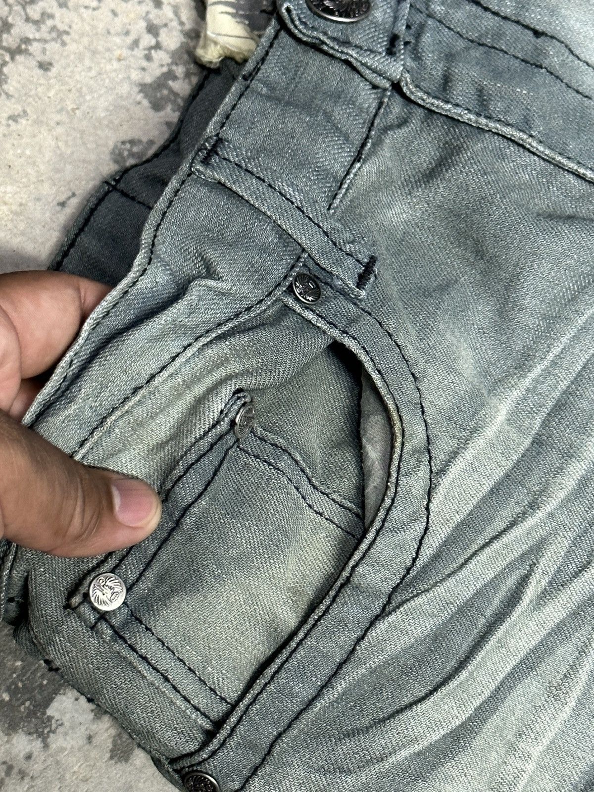 Affliction × FUSAI Rare🔥 Vintage FUSAI Denim Affliction Style Size US 32 / EU 48 - 6 Thumbnail