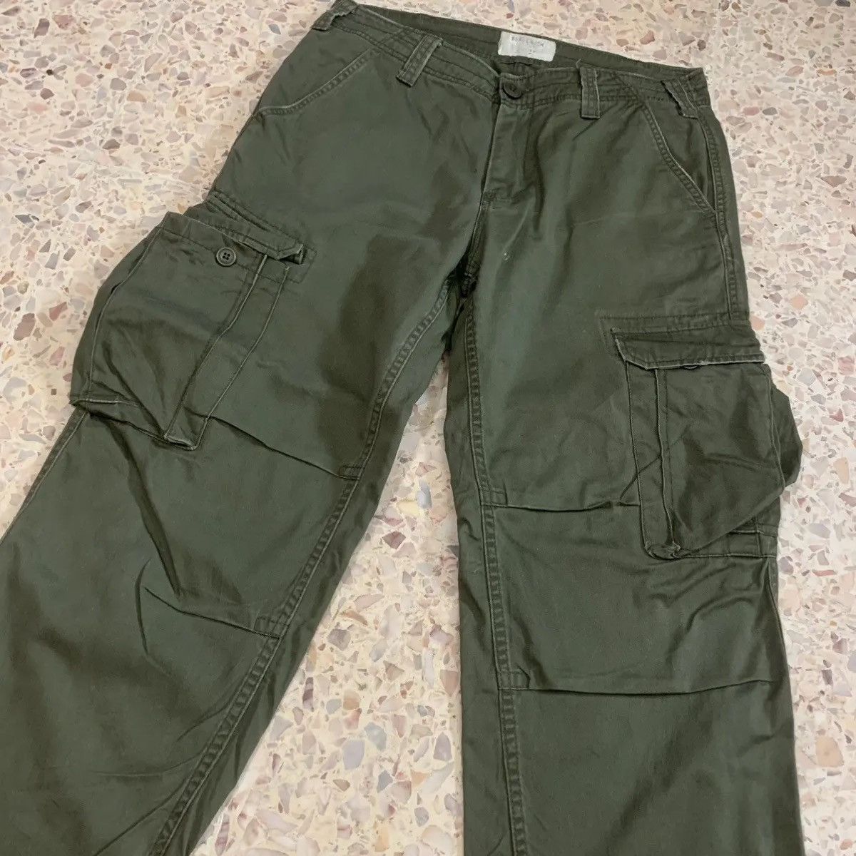 Japanese Brand Real Crush Utility Big Side Pocket Trousers Tactical Cargo Size US 32 / EU 48 - 2 Thumbnail