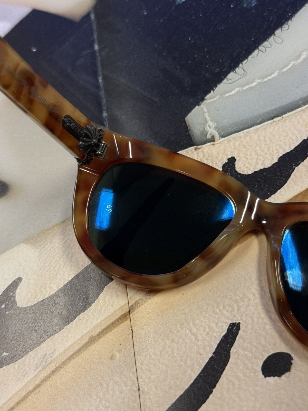 Chrome Hearts Chrome Hearts “LunchF**CKs” Sunglasses W Case Size ONE SIZE - 11 Thumbnail
