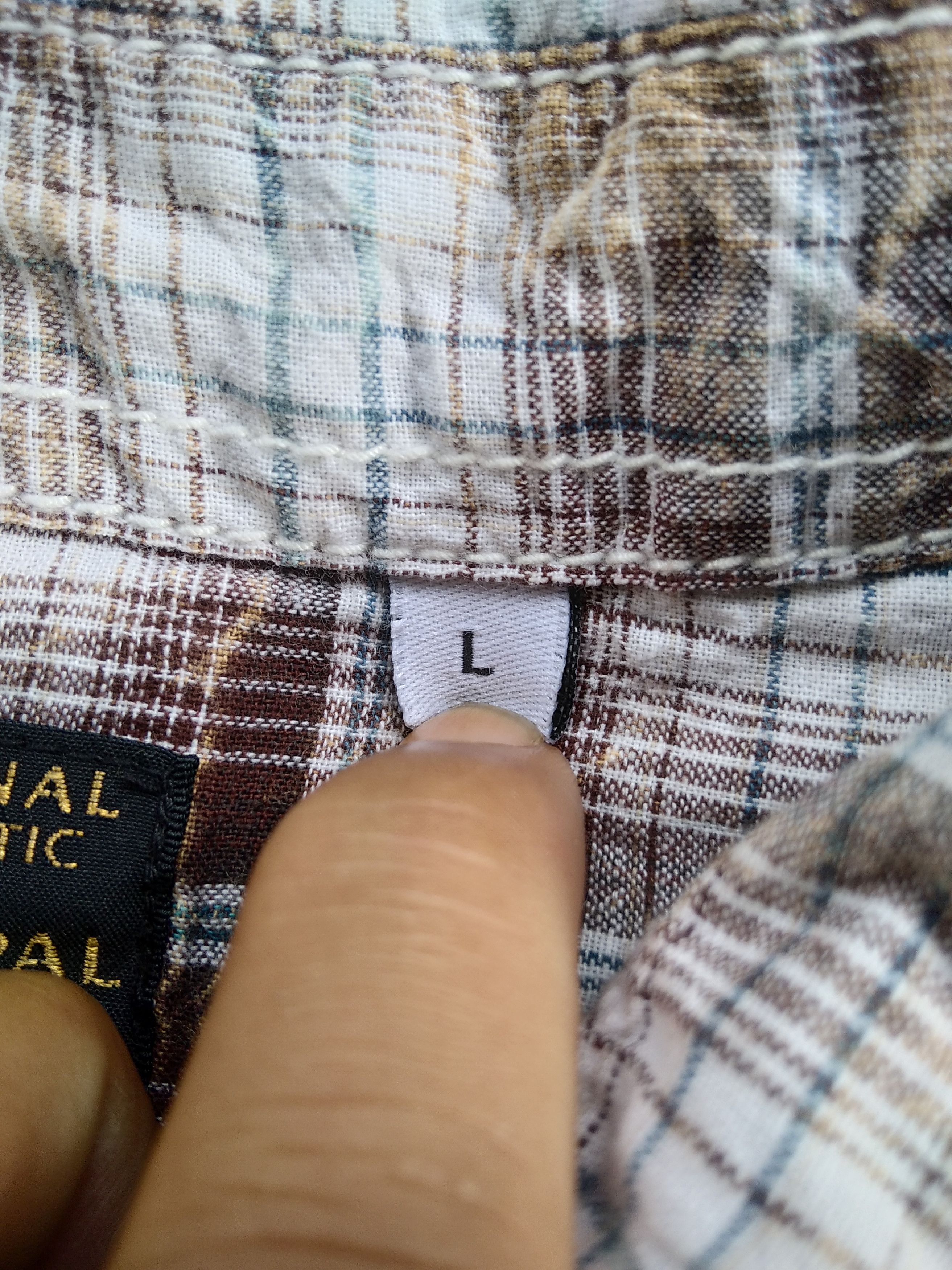 14th Addiction × If Six Was Nine × Vintage VTG 90s Boonpal Western Plaid Flannel Strom Fadded Shirt Size US L / EU 52-54 / 3 - 6 Thumbnail