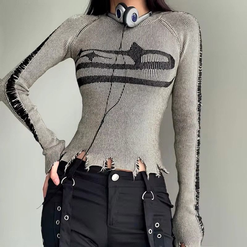 Other Vintage Retro Ripped Streetwear Knitwear Pullover Size S / US 4 / IT 40 - 15 Thumbnail