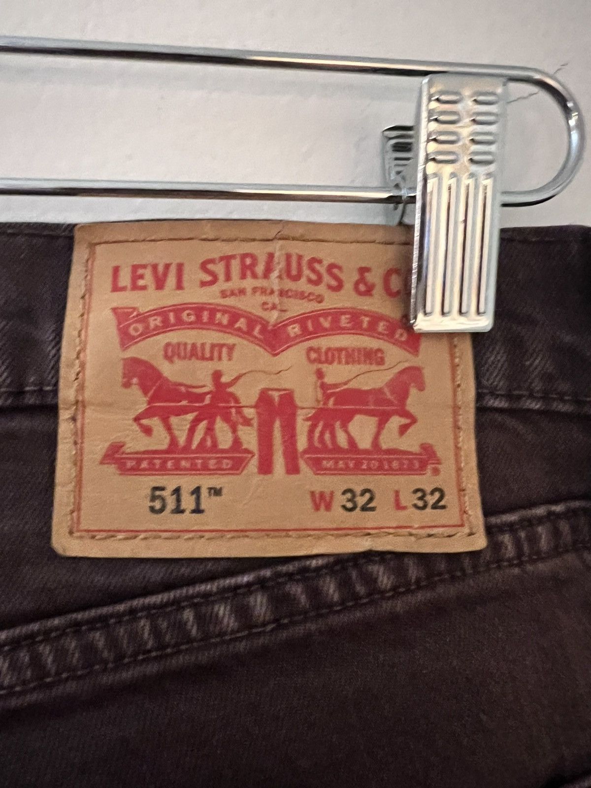 Levi's Levi’s 511 Washed Brown Cocoa Size US 32 / EU 48 - 6 Thumbnail