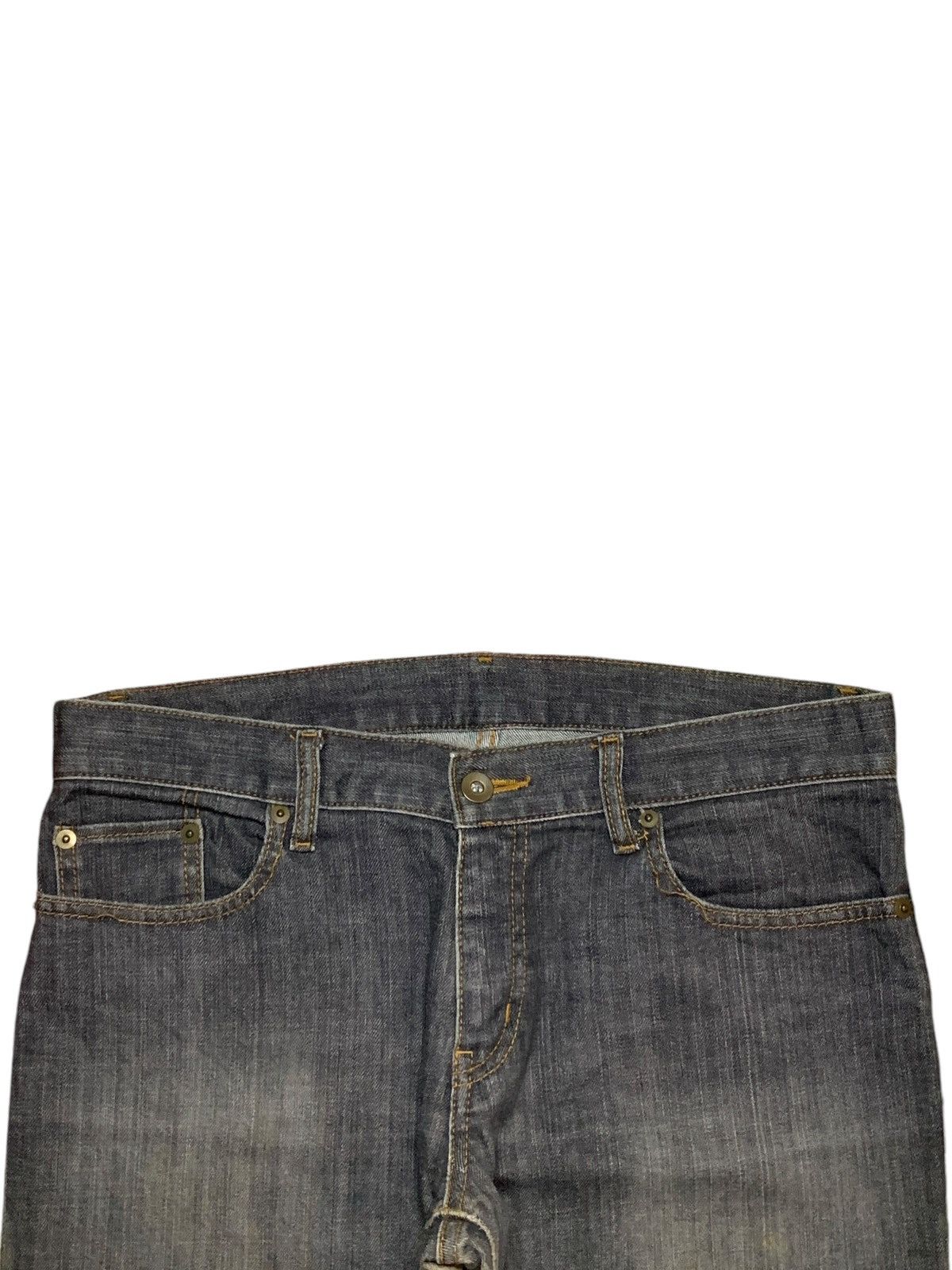 Uniqlo Vintage Japanese Uniqlo Mud Wash Style Flared Jeans Size 33" - 4 Thumbnail