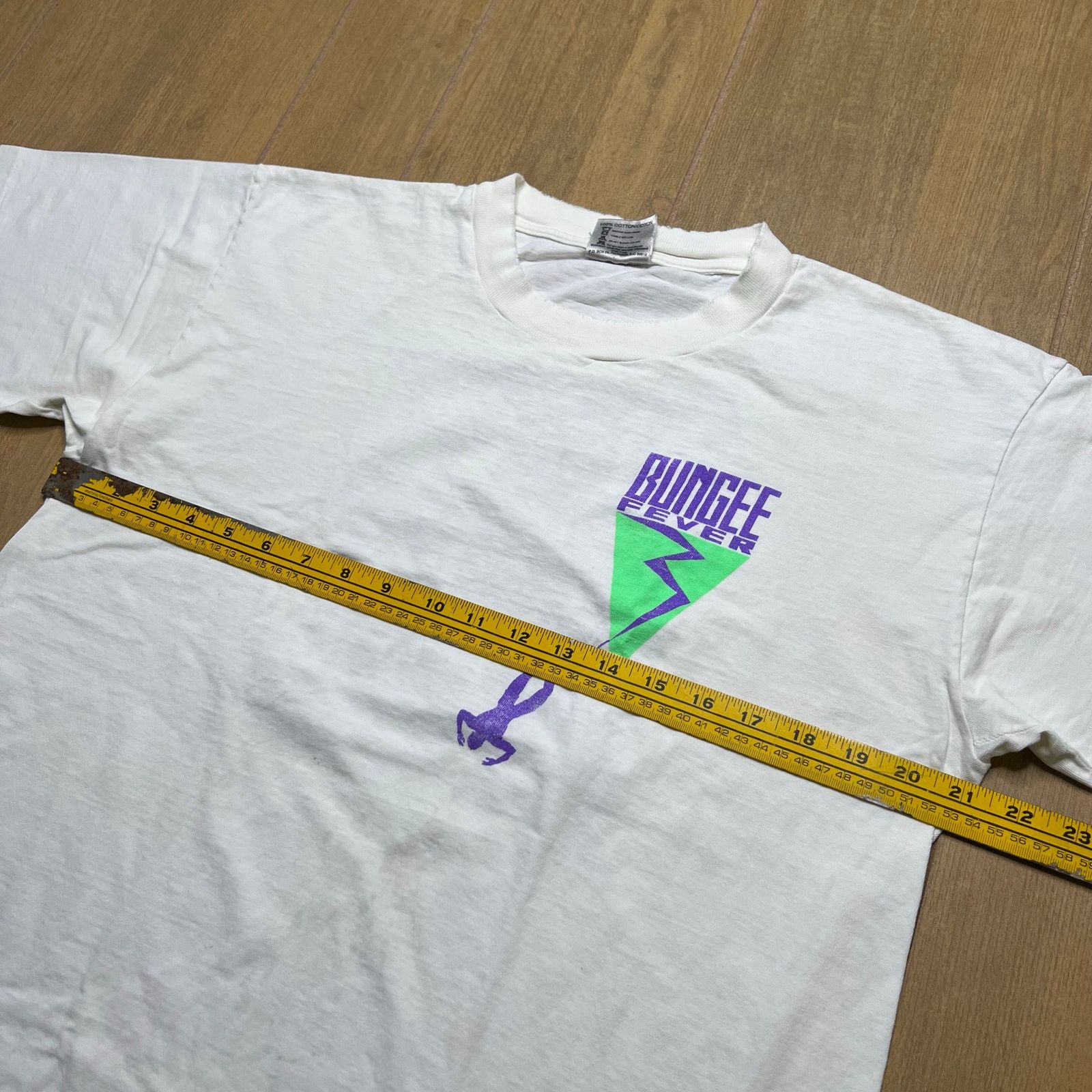 Vintage Vintage Bungee Fever T Shirt XL Oneita Power Made USA 90s Size US XL / EU 56 / 4 - 8 Thumbnail