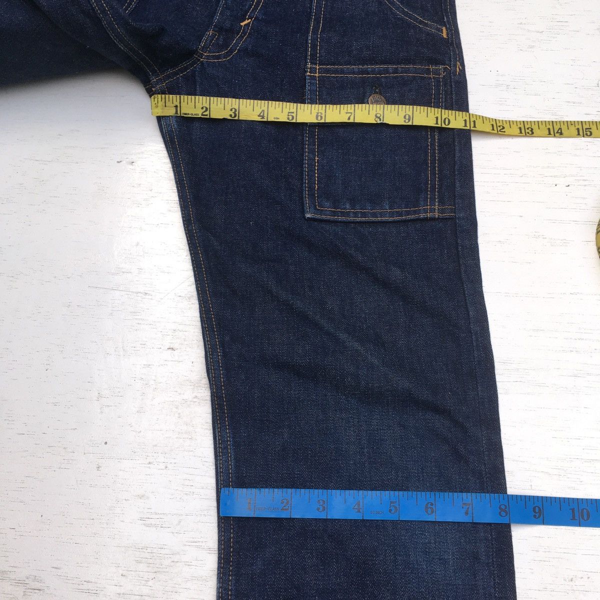 Big John × Vintage 70s VINTAGE BIG JOHN HALF SELVEDGE BUSHPANTS JEANS Size US 28 / EU 44 - 21 Thumbnail