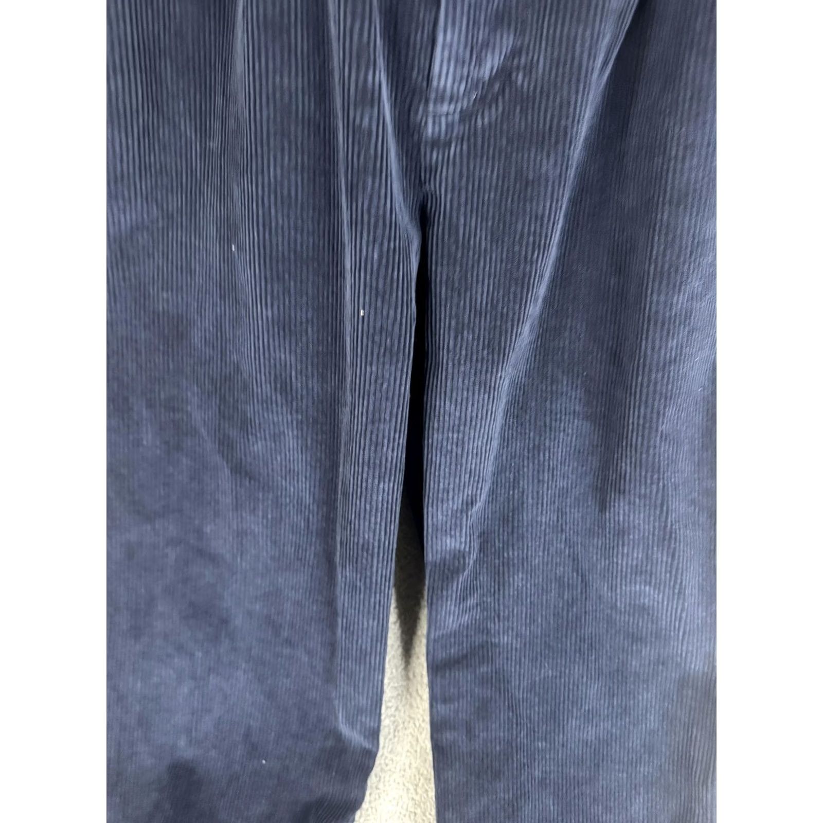Brooks Brothers Brooks Brothers Elliot Corduroy Dress Pants Mens 35x30 Blue Pleated Cuffed Pockets Front Zip Tie Belt Loop Size US 35 - 5 Thumbnail