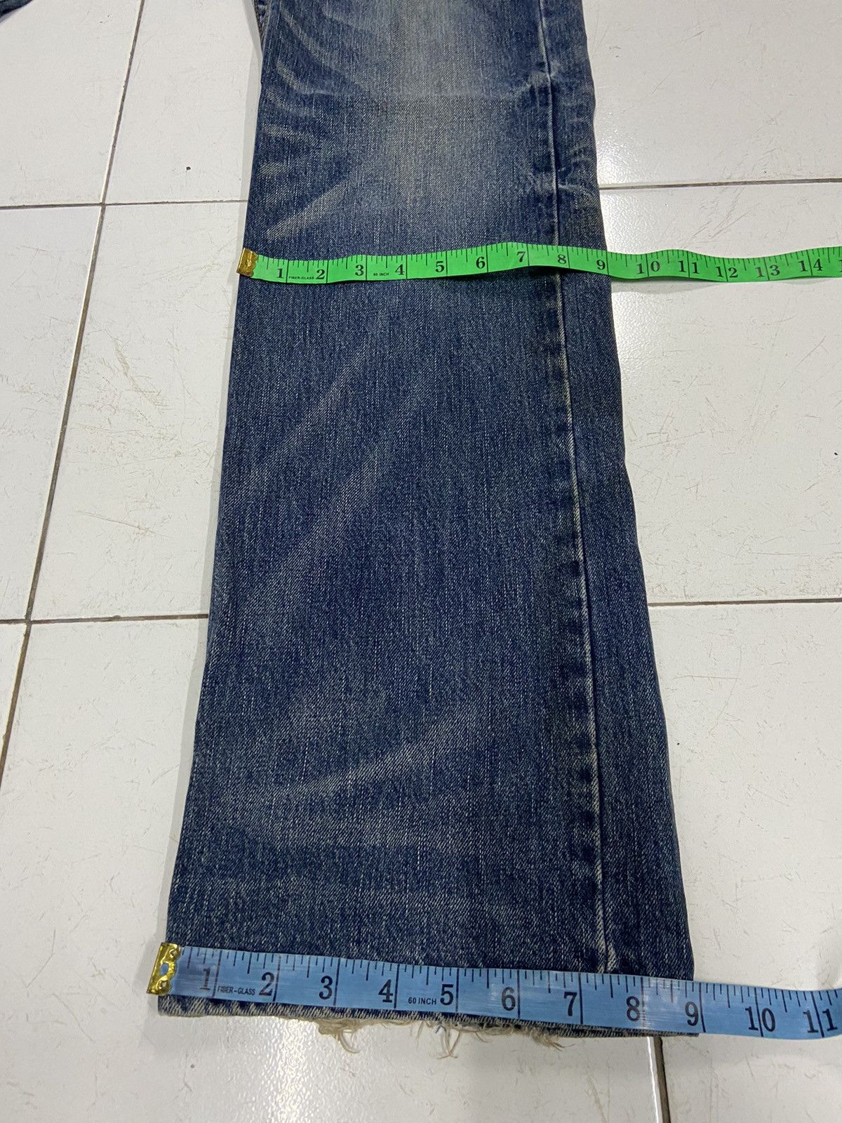 Japanese Brand RED PEPPER SKULL WINGS FLARE DENIM JEANS Size US 34 / EU 50 - 18 Thumbnail