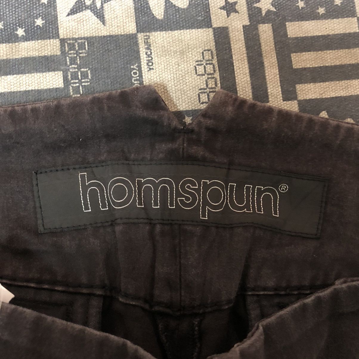 Japanese Brand × Vintage DL Homspun made in japan Dark Blue Casual Pants #C096 Size US 28 / EU 44 - 15 Thumbnail