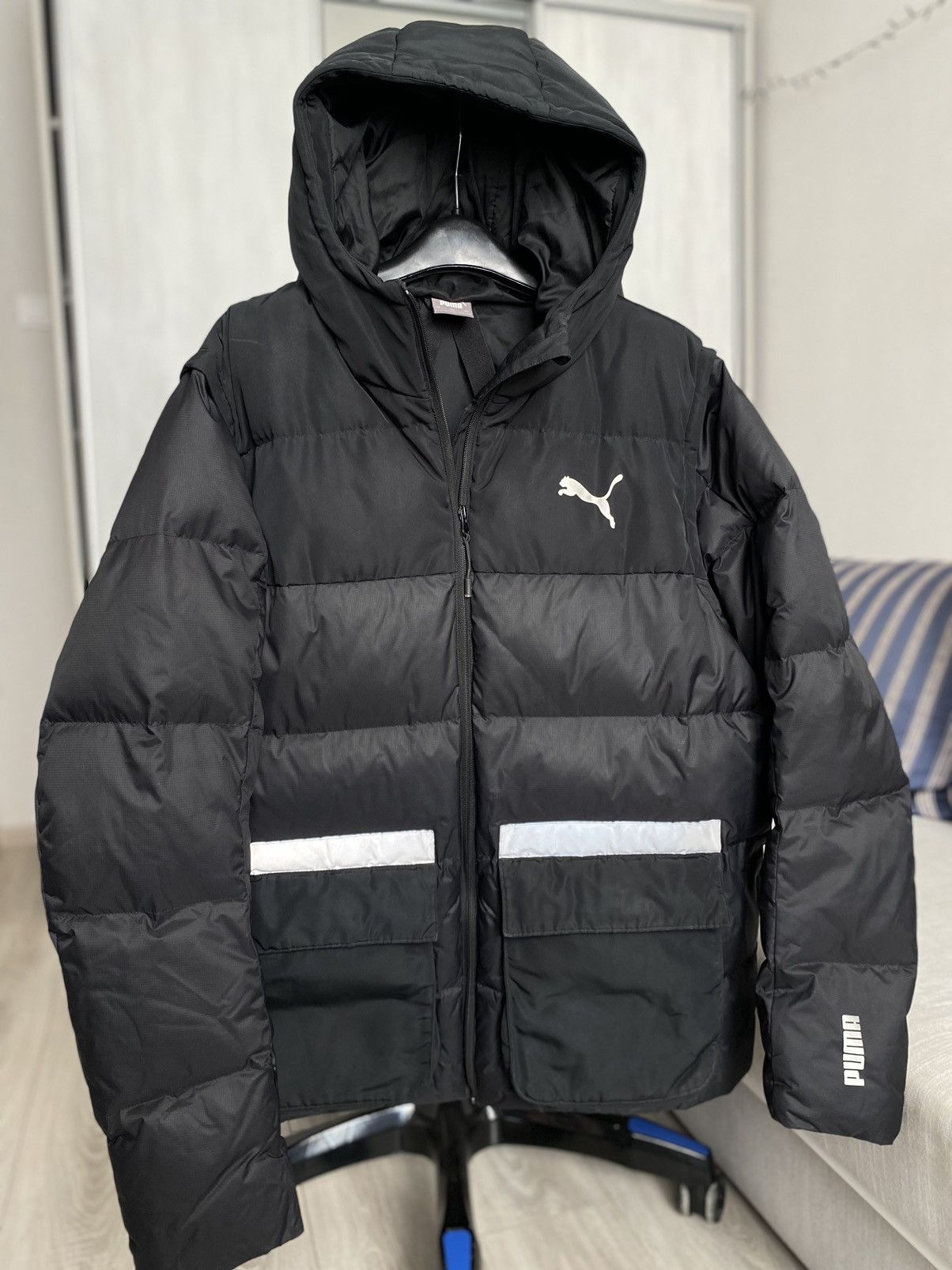 Puma Puma Down jacket vintage puma heavy jacket reflective Size US L / EU 52-54 / 3 - 1 Thumbnail
