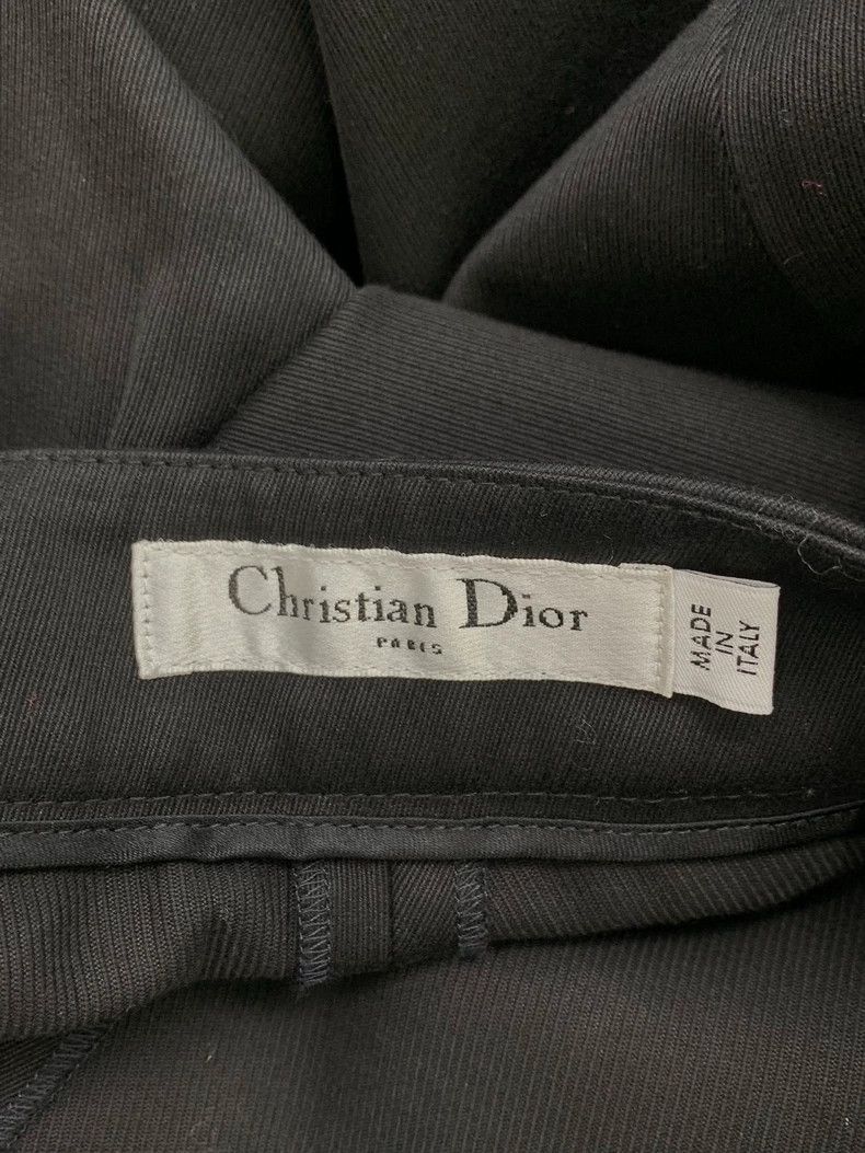 Dior Dior Black trousers Size 25" / US 0 / IT 36 - 3 Thumbnail