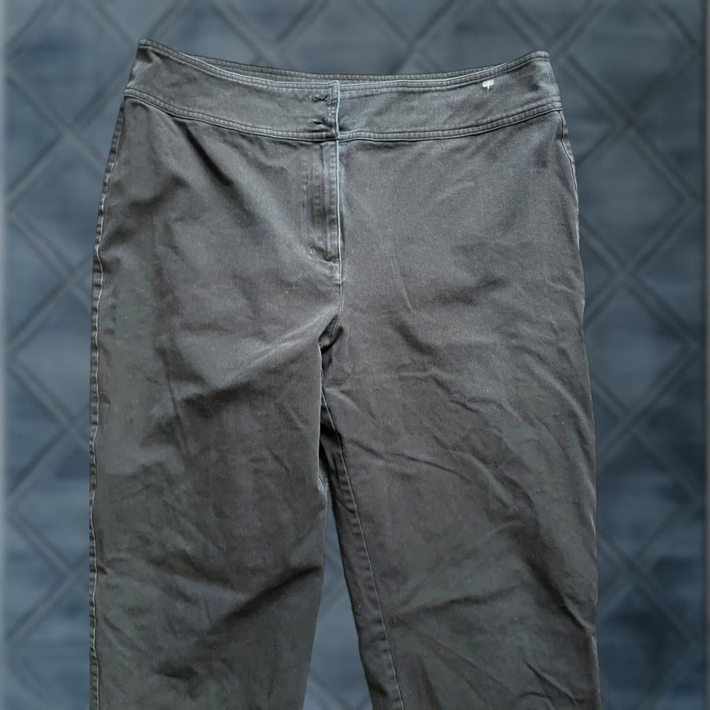 Vintage Chico's Womens Pants Cropped Size 2.5 Black High Rise Pockets Plus 2.5 Regular Inseam 24 in Size 26" / US 2 / IT 38 - 1 Thumbnail