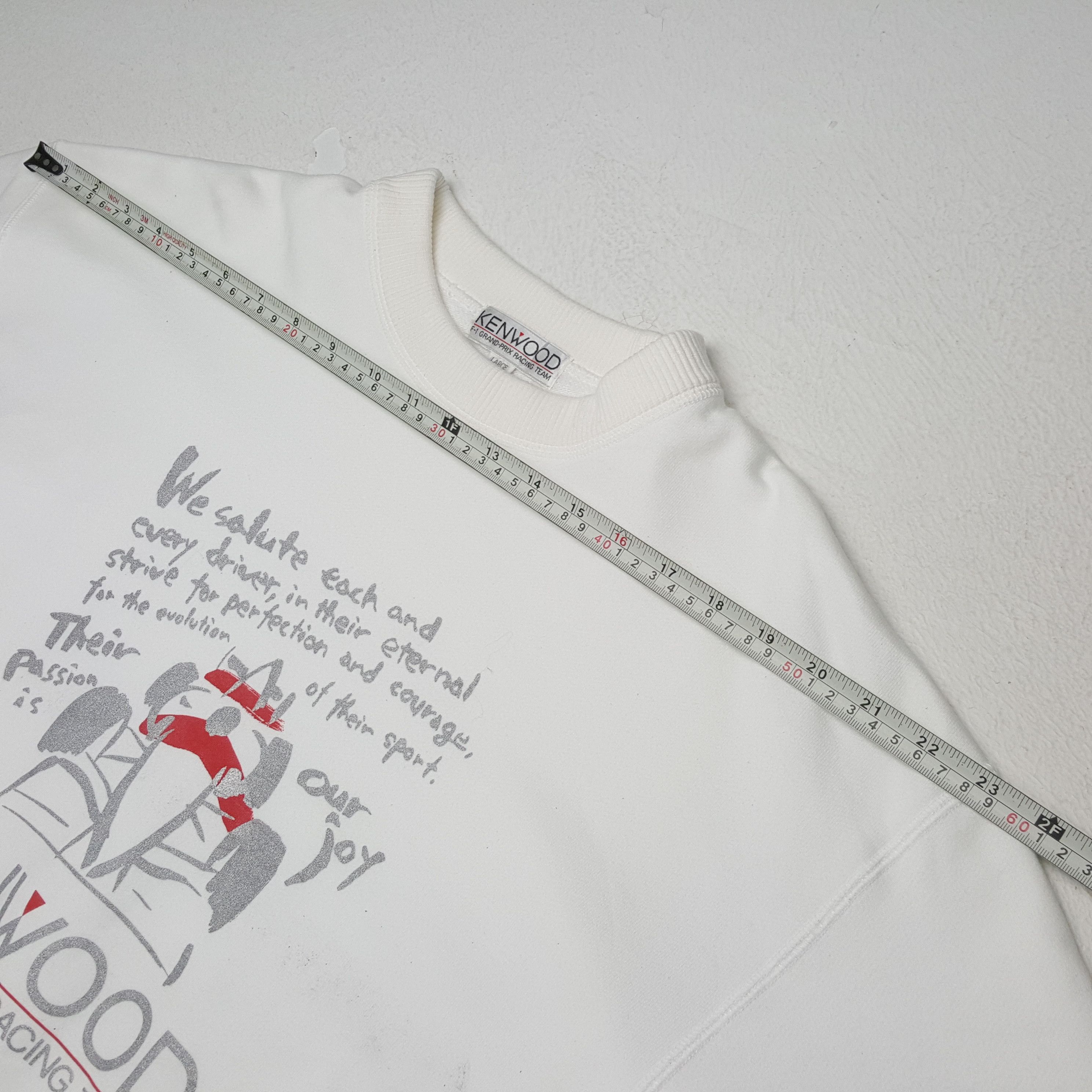 Japanese Brand × Vintage Vintage KENWOOD FORMULA 1 GRAND PRIX Racing Sweatshirts Size US M / EU 48-50 / 2 - 4 Thumbnail
