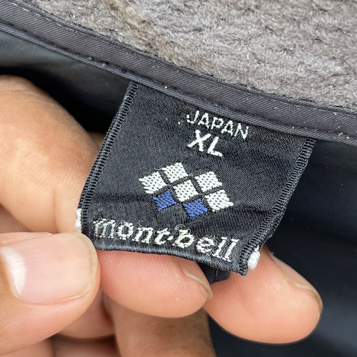 Montbell “MONTBELL” FADED BLACK ZIP UP FLEECE JACKET Size US XL / EU 56 / 4 - 13 Thumbnail