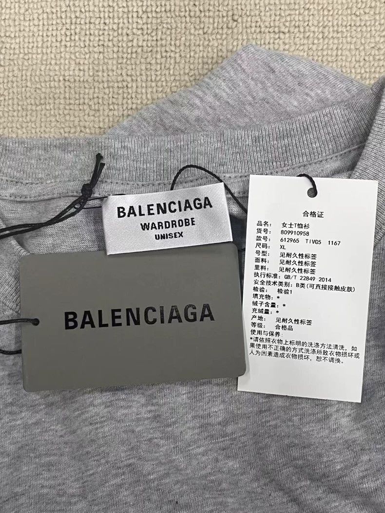 Balenciaga Balenciaga Logo printed vintage Jersey short sleeve T-shir Size US XL / EU 56 / 4 - 5 Thumbnail