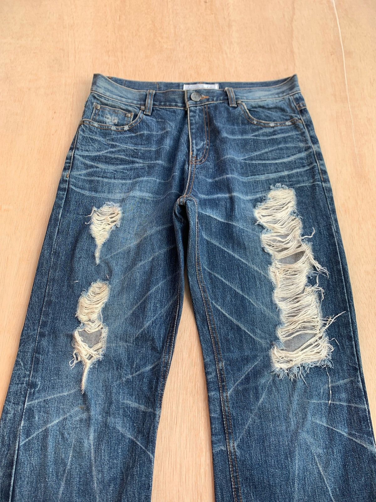 Hysteric Glamour × If Six Was Nine × Japanese Brand Distressed Denim Yaponskii Ifsixwasnine Style Jeans Size US 32 / EU 48 - 2 Thumbnail