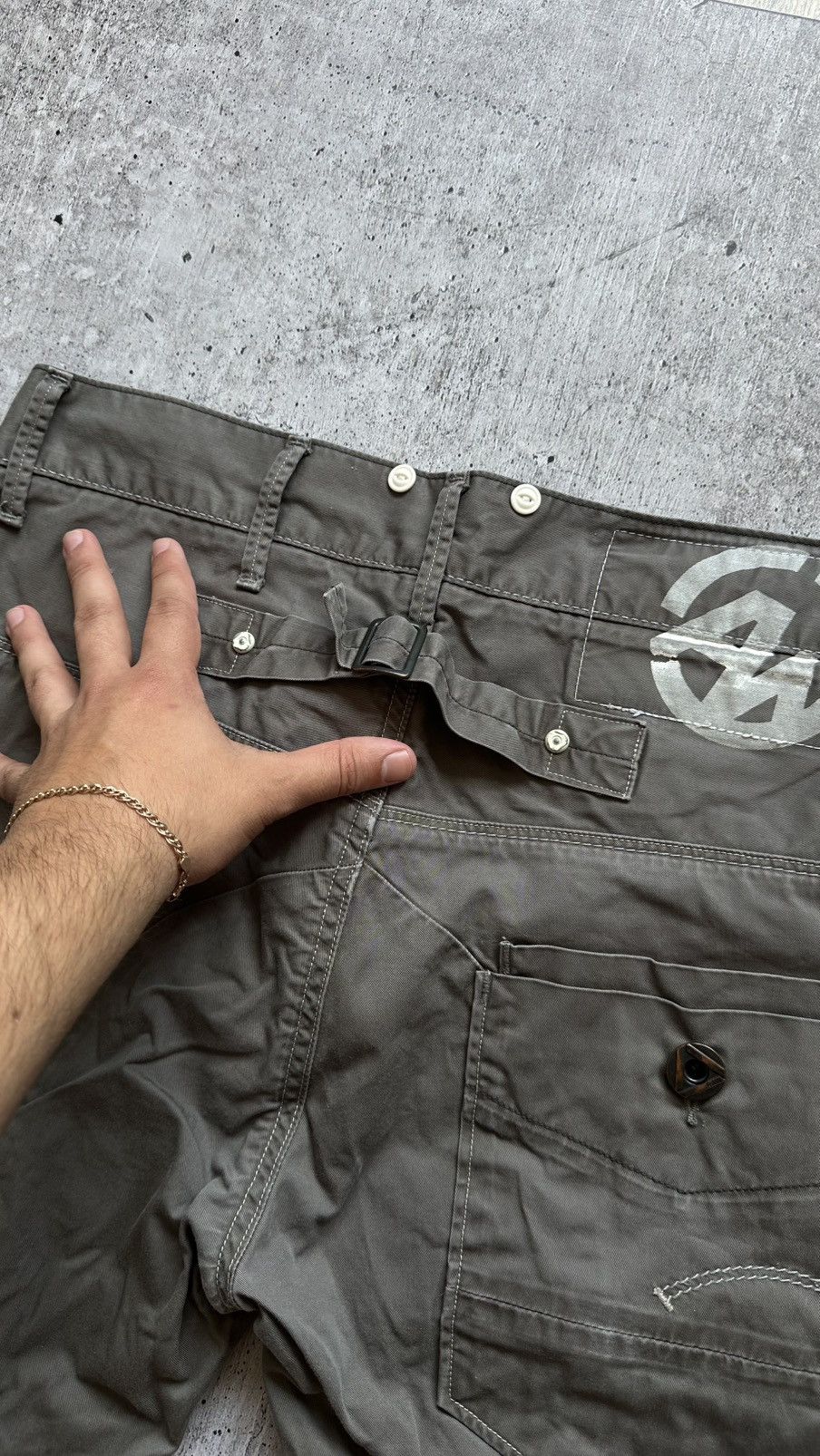 G-Star G star Raw Organic Cargo Style Vintage Casual Pants Size US 33 - 16 Thumbnail