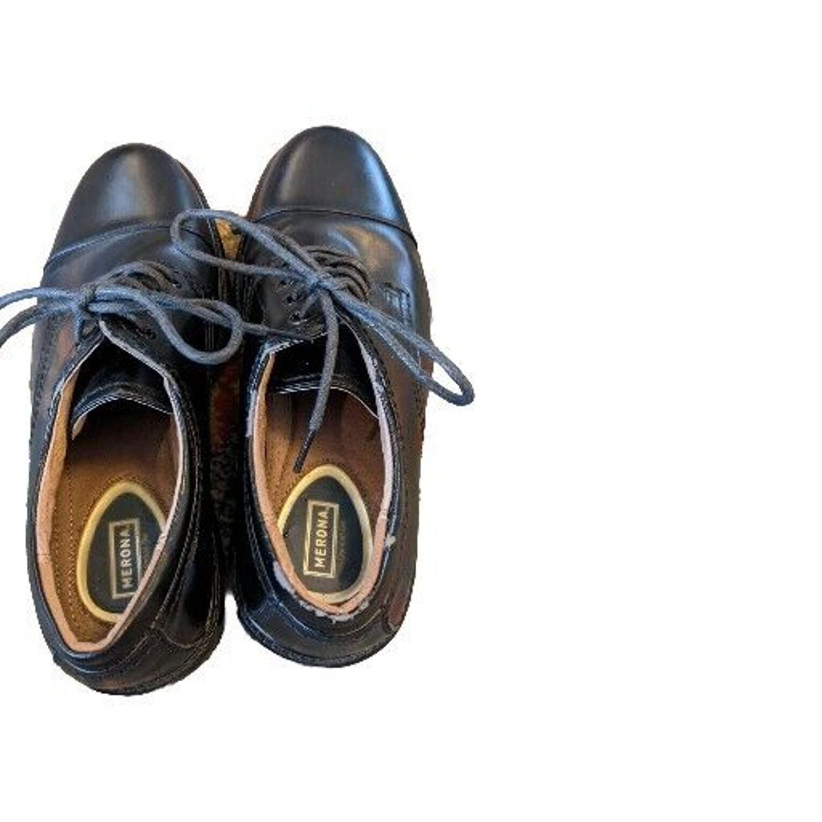 Merona Merona Black Oxford Leather Shoes Size 9 Lace Up Size US 9 / EU 42 - 8 Thumbnail