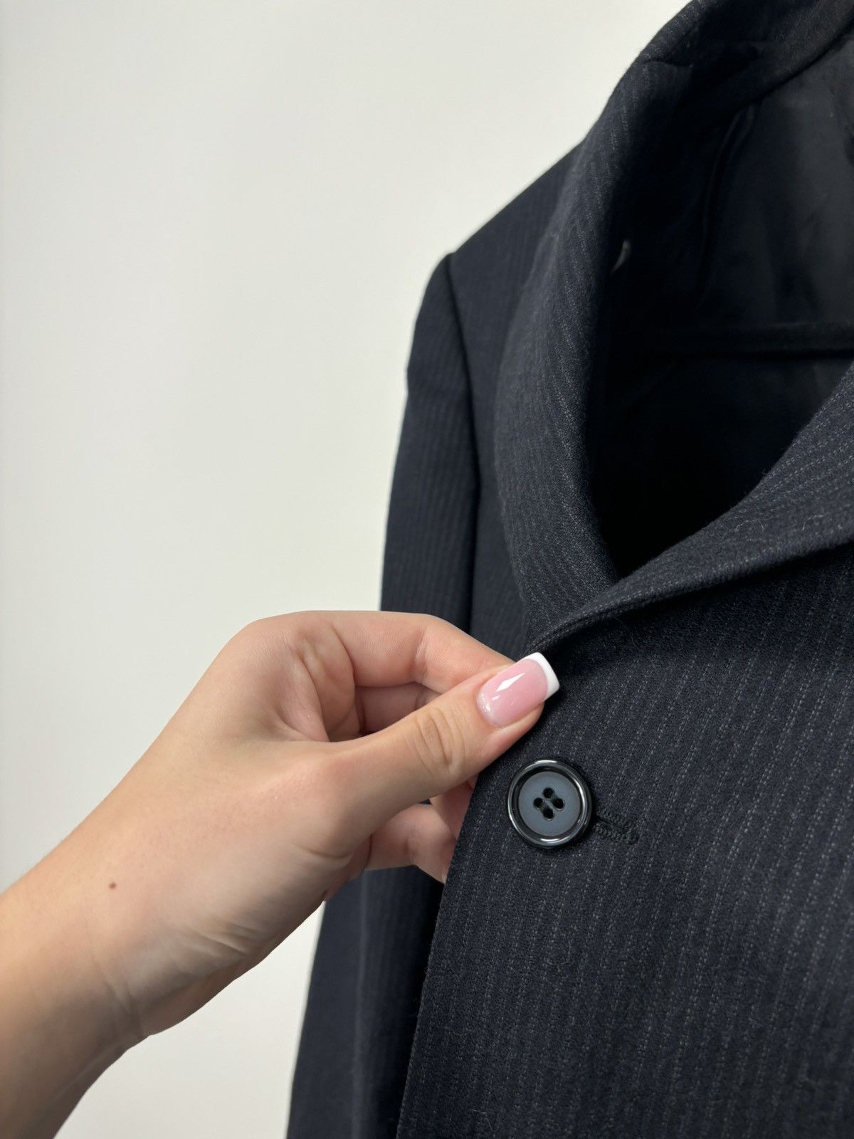Emanuel Ungaro Vintage Emanuel Ungaro Men’s Striped Wool Blazer Jacket Size 46R - 8 Thumbnail