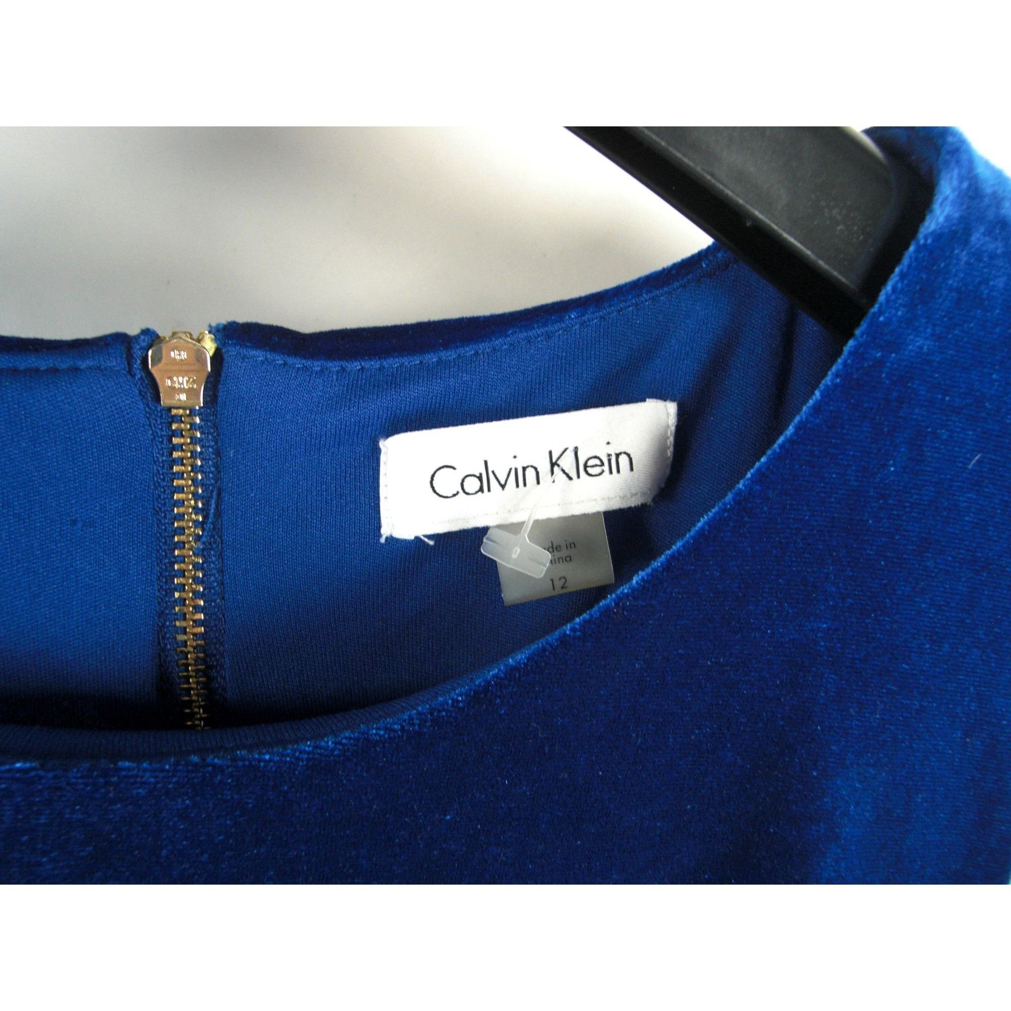 Calvin Klein Calvin Klein Velvet Velour Cocktail Holiday Cocktail Party F Size XL / US 12-14 / IT 48-50 - 3 Thumbnail