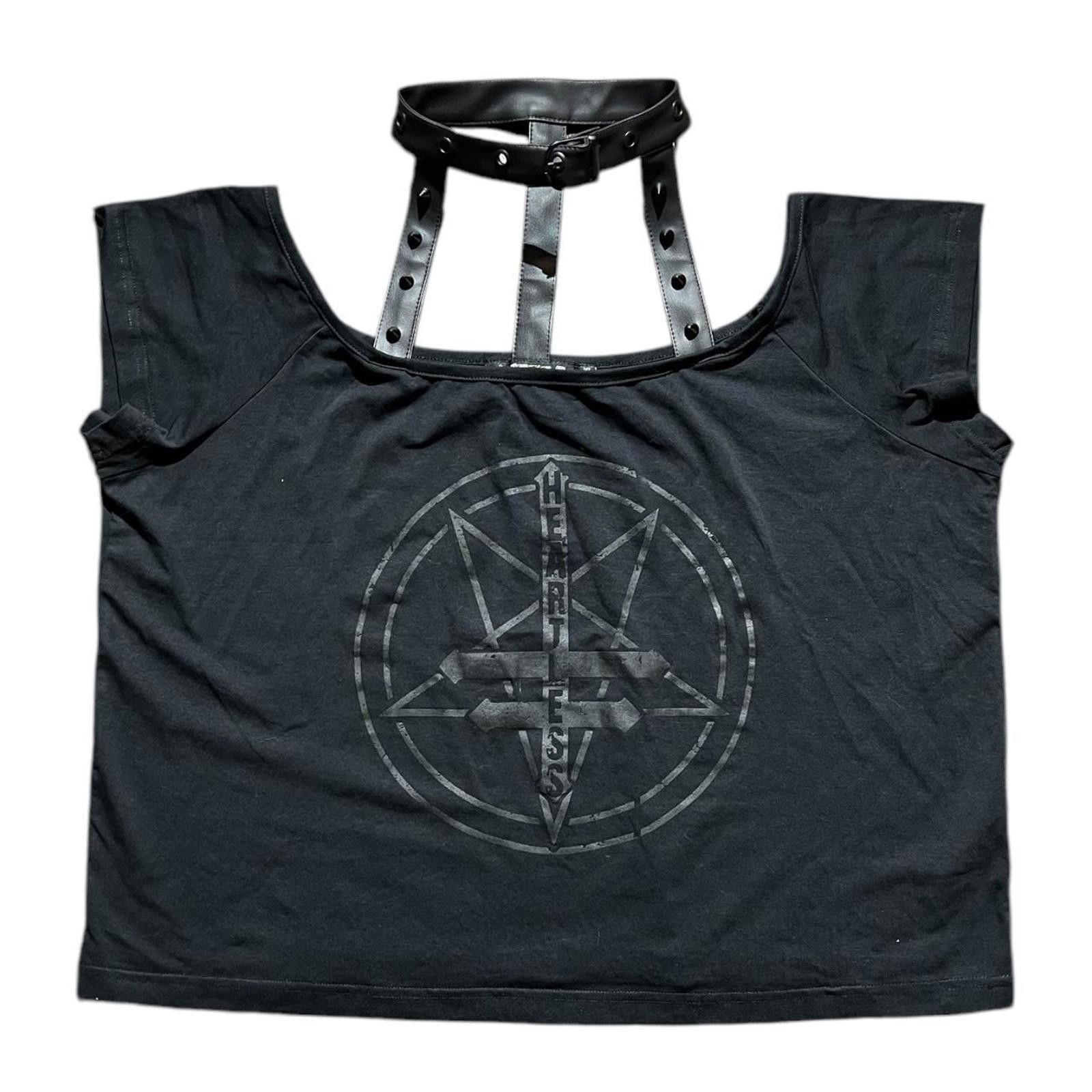 Other Heartless Malin Black Top Off the Shoulder Pentagram Size XL / US 12-14 / IT 48-50 - 1 Thumbnail