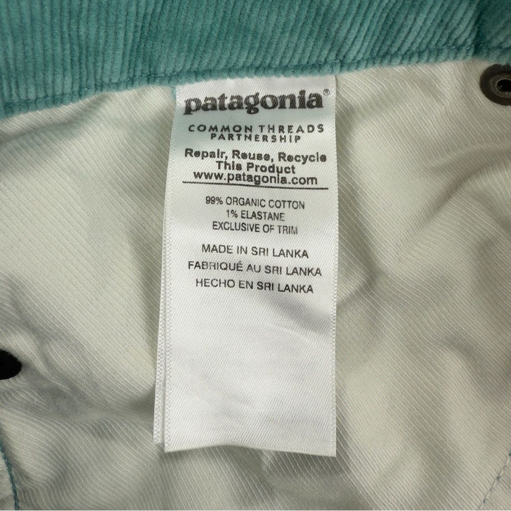 Patagonia Patagonia Women's Sz 32x31 Blue Corduroy Pants Flared 55060 Size 32" / US 10 / IT 46 - 4 Thumbnail