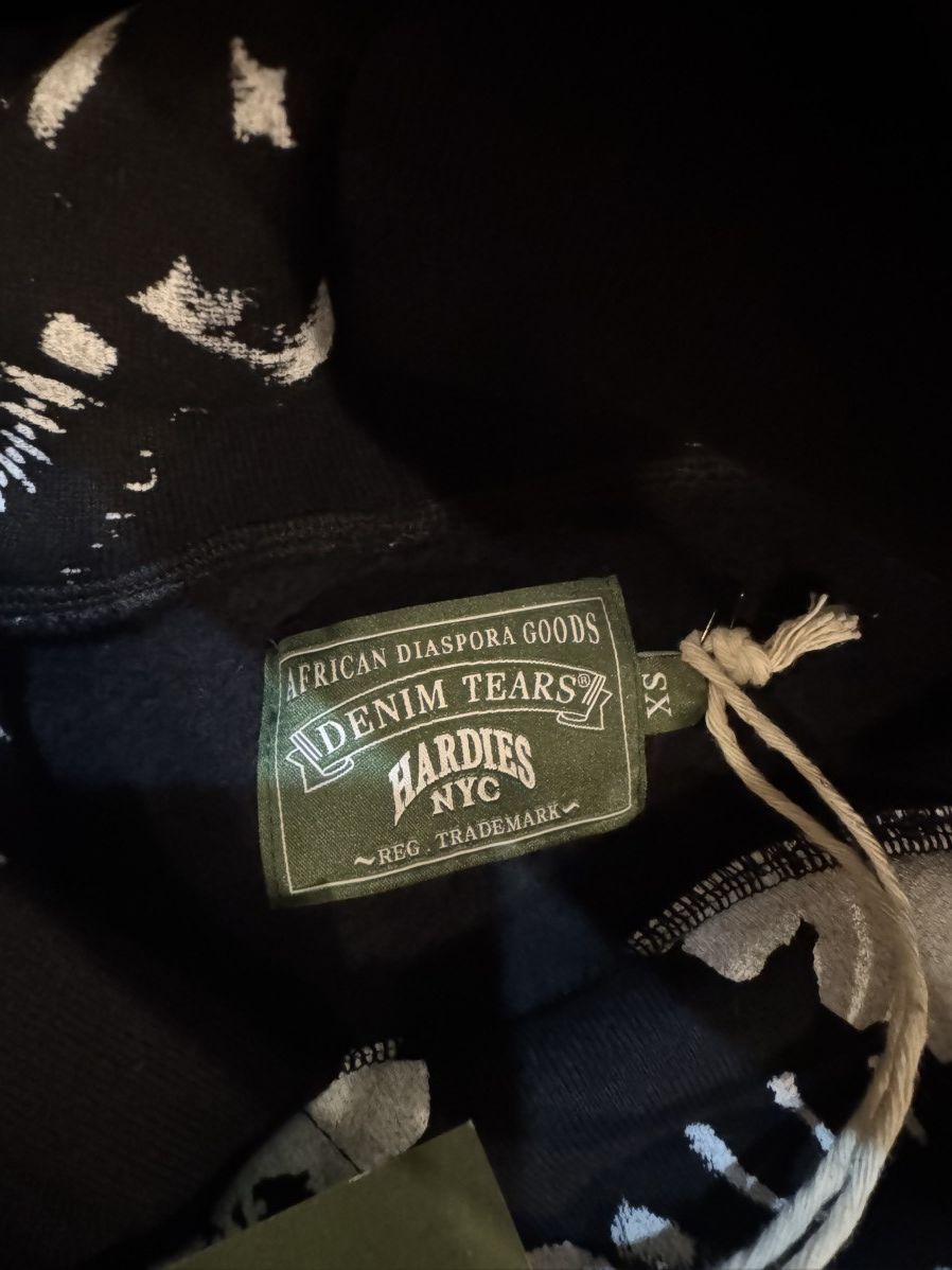 DENIM TEARS DENIM TEARS x HARDIES Tears First Wreath Hoodie - SIZE XS Size US XS / EU 42 / 0 - 11 Thumbnail