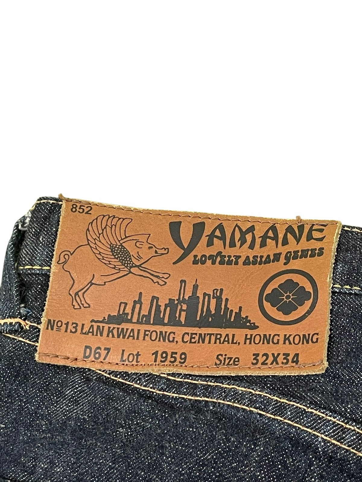 Evisu Wide Loose Jeans Y2K Evisu Yamane Handpainted 3🟦 Size US 33 - 9 Thumbnail