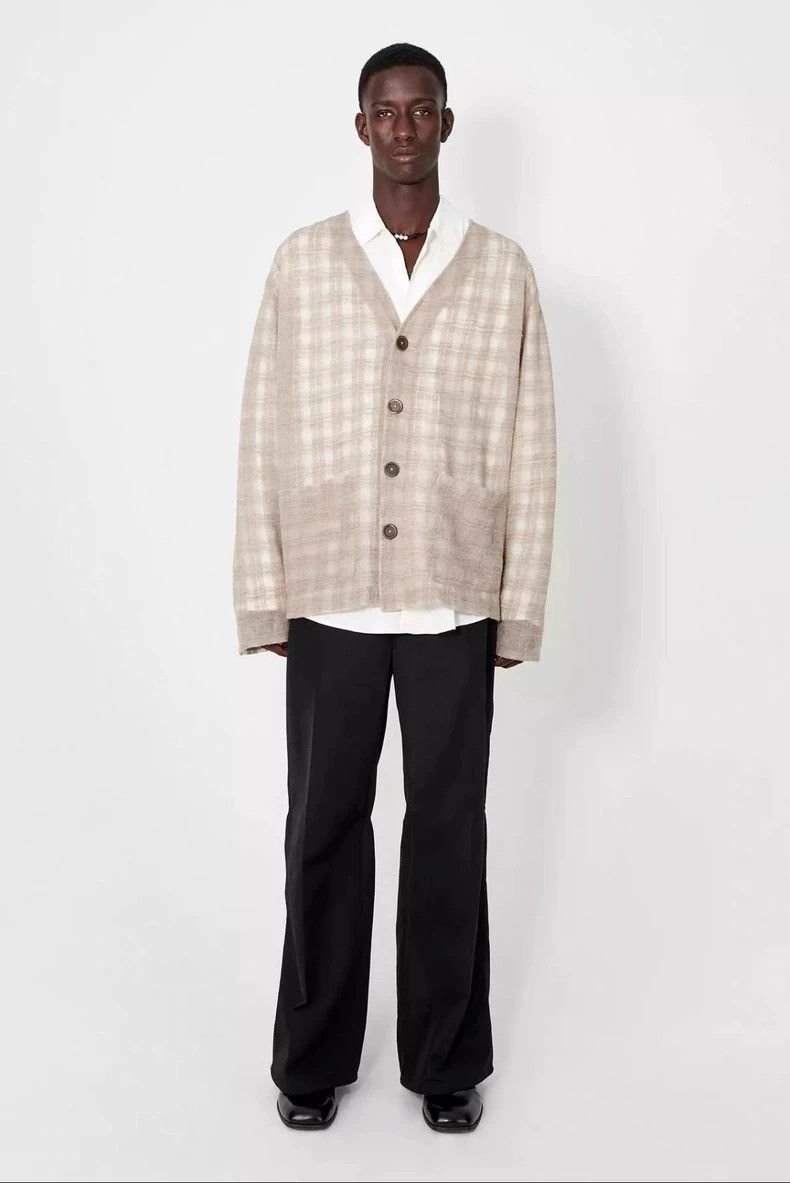 Our Legacy Our Legacy size46 Plaid knit cardigan Size US S / EU 44-46 / 1 - 7 Thumbnail