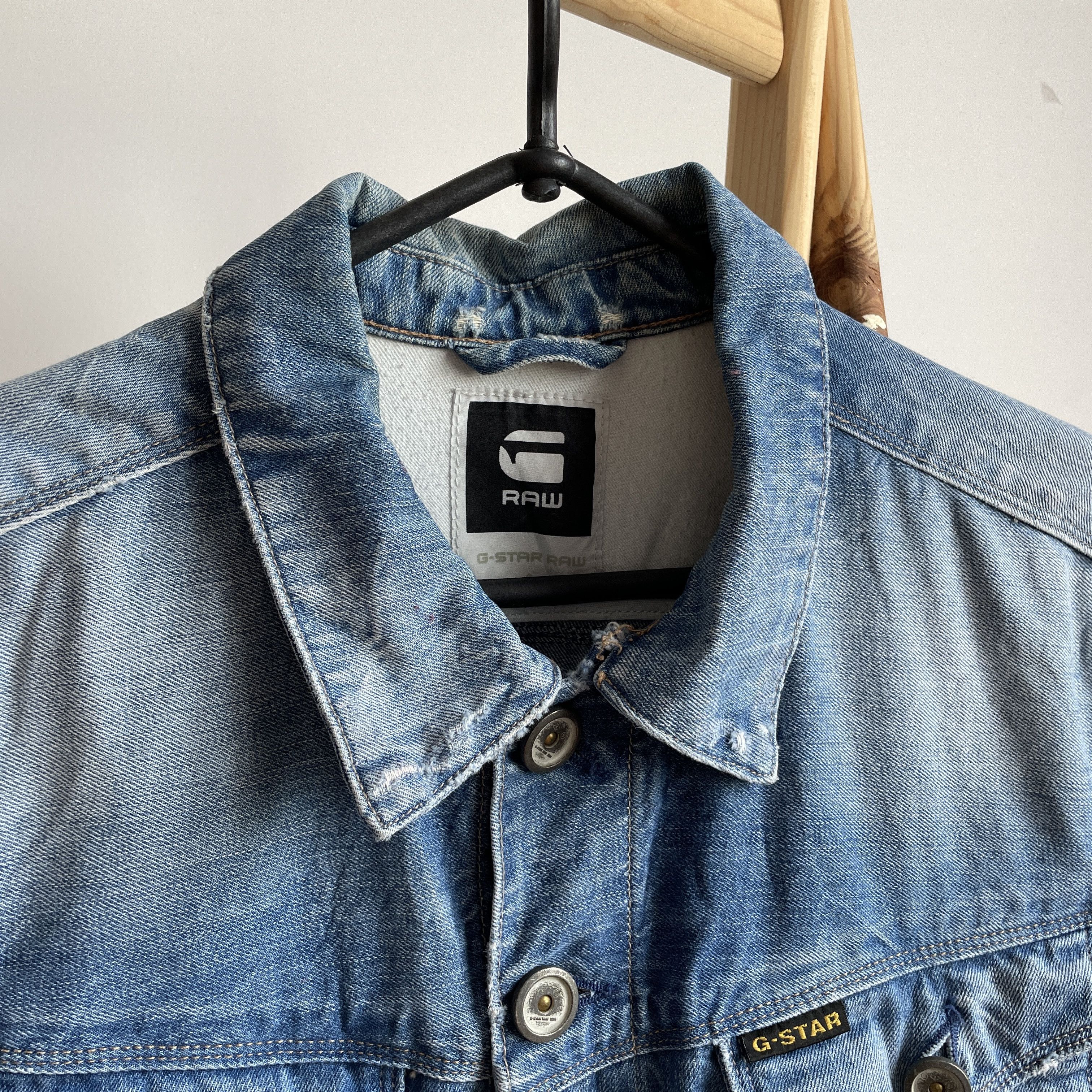 G-Star G Star Raw Arc Denim Jacket Size L Size US L / EU 52-54 / 3 - 4 Thumbnail