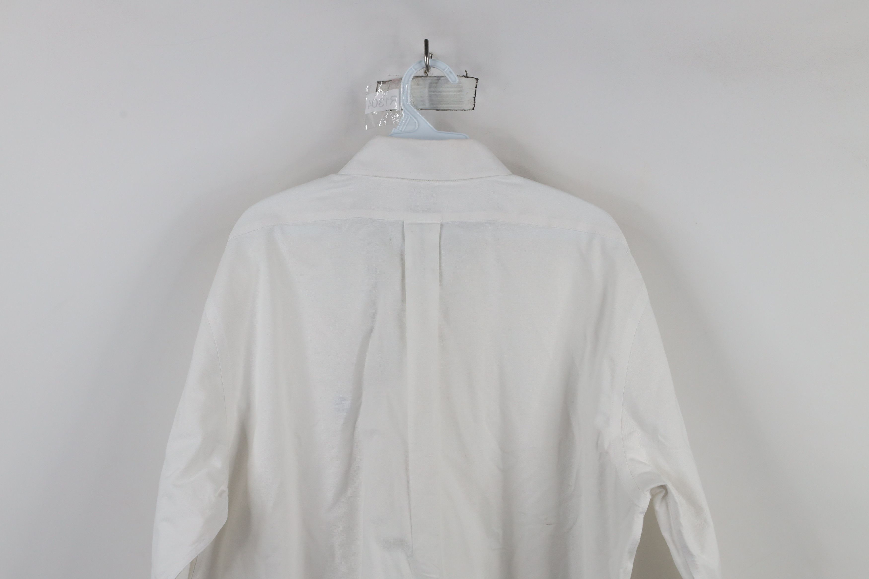 Brooks Brothers × Vintage Vintage Brooks Brothers Iron Stretch Button Down Shirt White Size US L / EU 52-54 / 3 - 12 Thumbnail