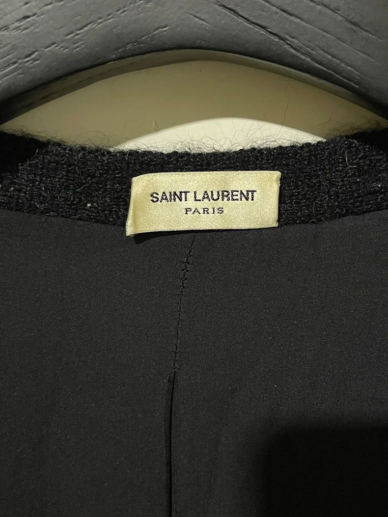 Saint Laurent Paris saint Laurent paris14fw genuine studded wool black shirt Size US XS / EU 42 / 0 - 2 Thumbnail